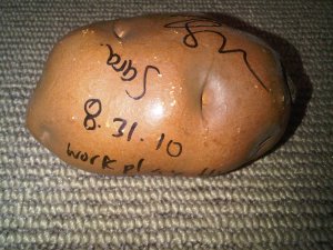 Tegan and Sara autographed potato shaker! Tegan and Sara autographed potato shaker!